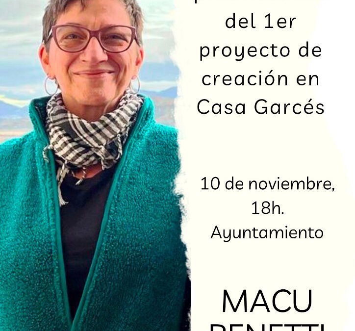 COMIENZA A FUNCIONAR EL CENTRO DE CREACIÓN ARTÍSTICA CASA GARCÉS DE BERDÚN